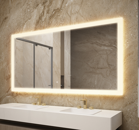 furniture modern fashion mirror cabinet bathroom,bathroom lighted mirror,lighted mirror,hotel lighted mirror,lighting mirror
