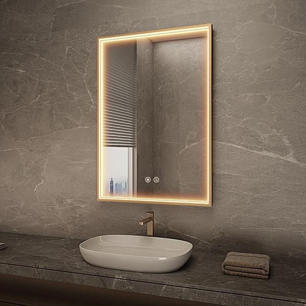 LED Bathroom Mirror with Frame